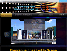 Tablet Screenshot of ledinscene.com